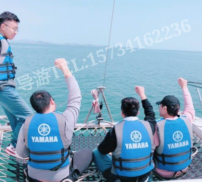 美麗離礁島新上大帆船，海邊重新修建 ，適合旅游度假的最佳選擇！